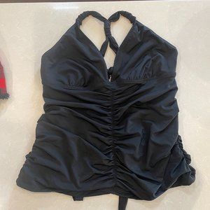 Athleta Black Tankini Top